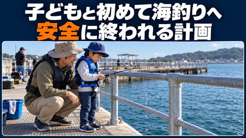 子どもと初めての海釣り｜年齢より「待てる時間・設備・見守り」で計画 