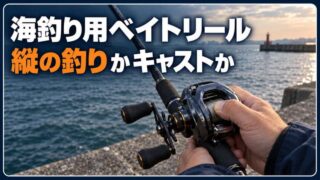 海釣り用ベイトリールの選び方｜縦に落とす釣りかキャストかで決める 