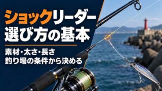 海釣りのショックリーダー選び｜素材・太さ・長さを釣り場から決める 