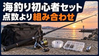 海釣り初心者セットの選び方｜一回の釣りに必要な中身を確認 