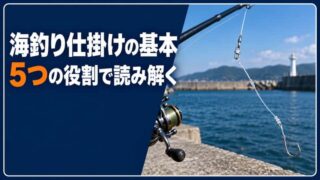 海釣り仕掛けの基本は5つの役割を覚えると理解しやすくなる 