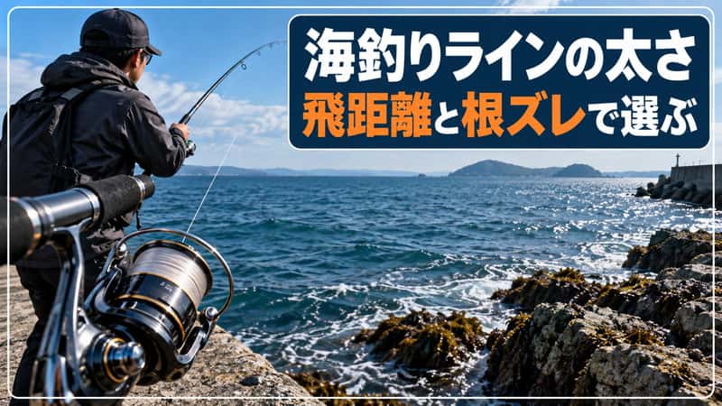 海釣りラインの太さはどう決める？太く・細くする判断基準 