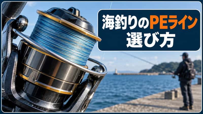 海釣りのPEラインの選び方｜釣り方・タックルから決める 