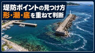 堤防釣りのポイントの見つけ方｜形・潮・底から狙う魚と仕掛けを絞る 